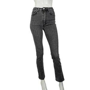 Toteme Black High Rise Women Jeans